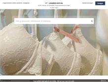 Tablet Screenshot of lingerie-info.nl